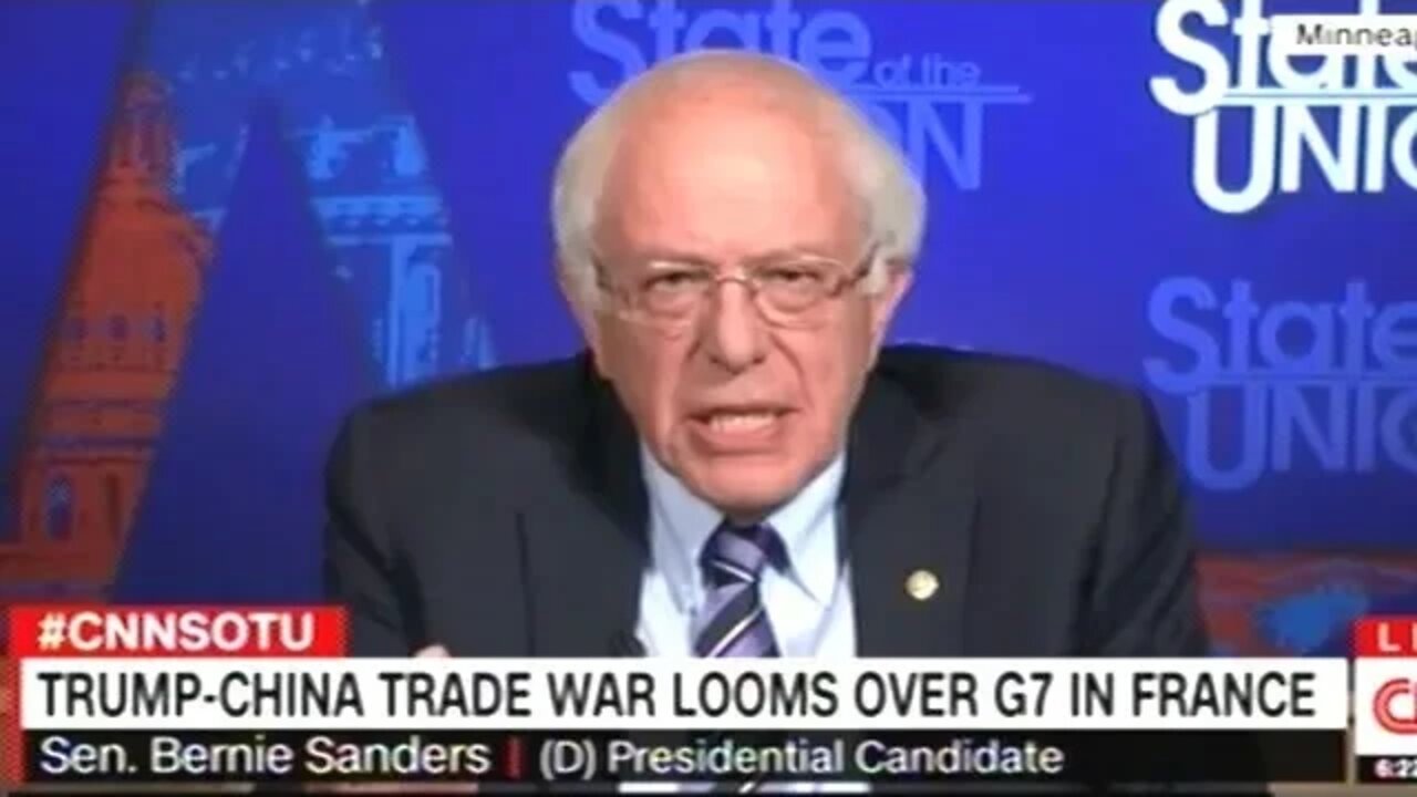 Bernie Sanders "The President Is Causing Very Serious Harm To The Entire World Economy!"