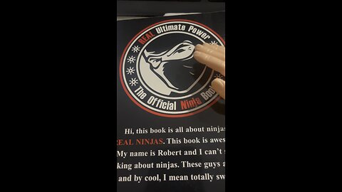 Tuesday reading time with SPH: Real Ultimate Power: The Official Ninja Book. #ninja #funny