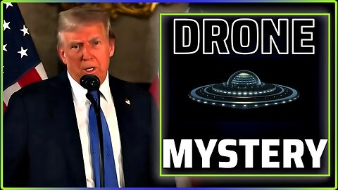 👽🖖BREAKING JUST IN: President Trump Breaks Silence On UAV Drone Mystery