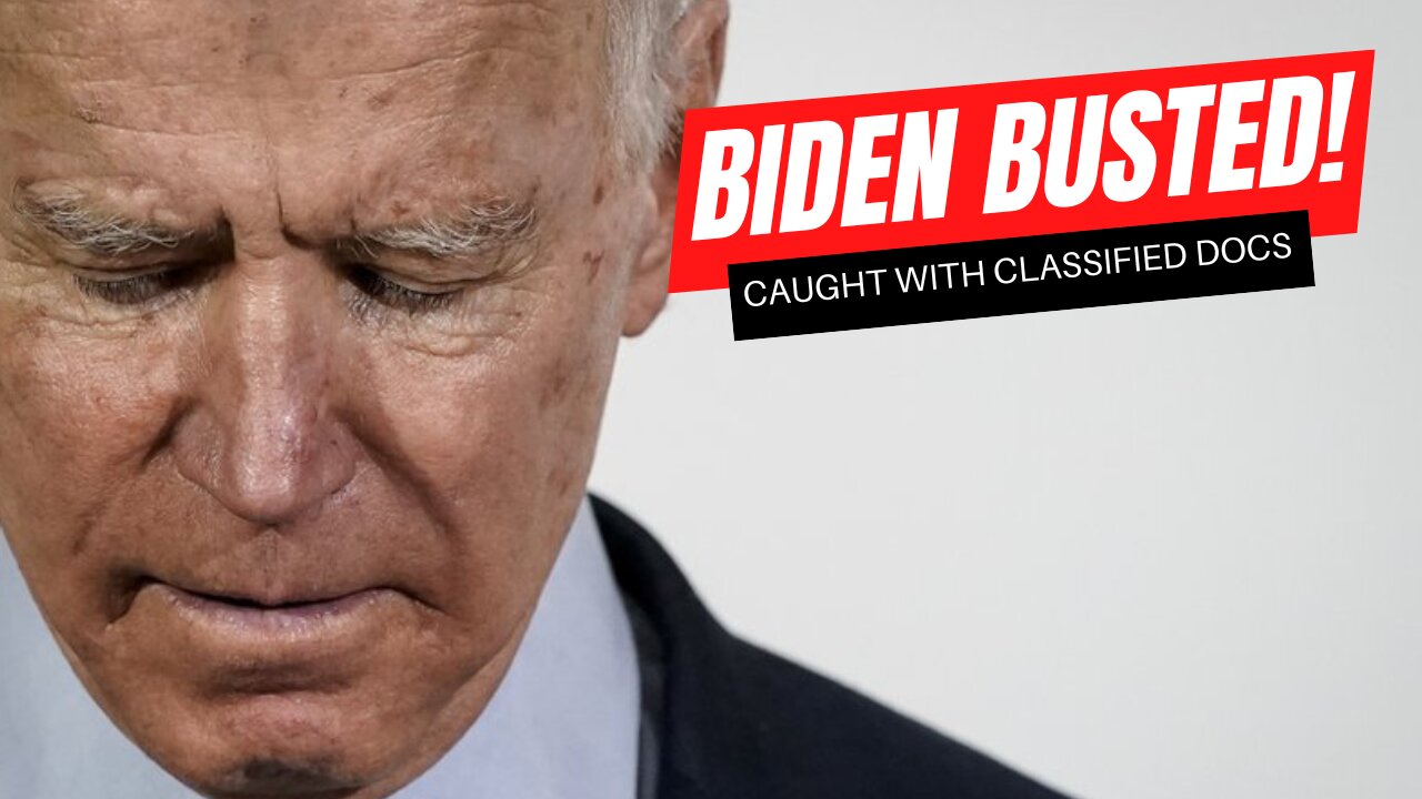 Biden BUSTED With Classified Docs 1-10-23