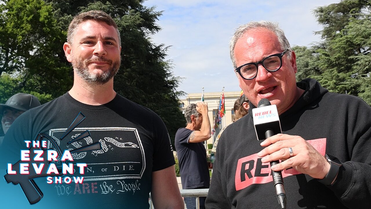 James Lindsay takes aim at United Nations at protest in Geneva