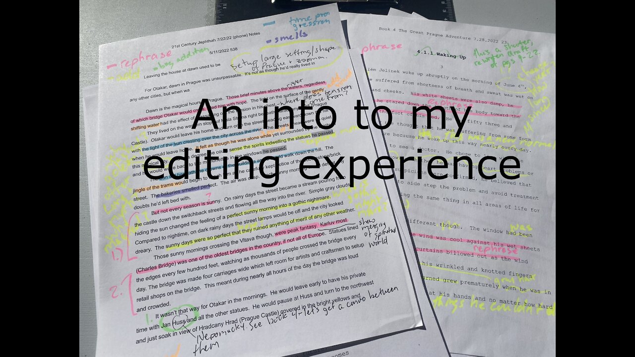 Intro to My Editorial Experience