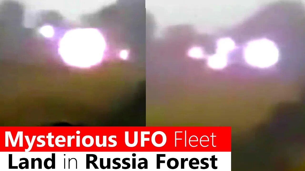 THIS IS GETTING STRANGE: A swarm of UFOs landed in Russia & A lighting UFO landed in Ohio