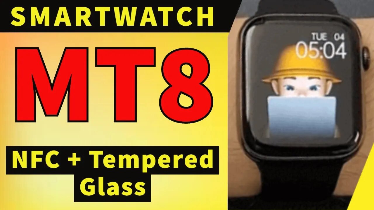 IWO MT8 Smartwatch Stainless Steel Smart Watch- 1.95" Infinite Screen NFC IP68-Best Series 7