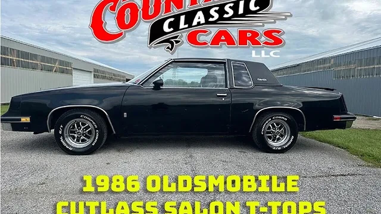 1986 Oldsmobile Cutlass Salon T-Tops