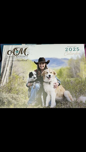 Heartland’s Amber Marshall 2025 Calendar