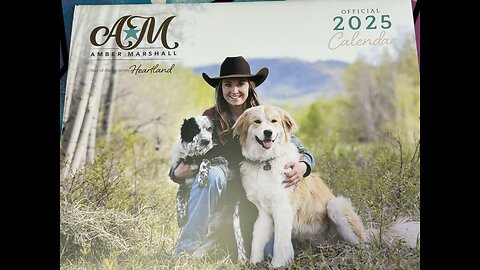 Heartland’s Amber Marshall 2025 Calendar