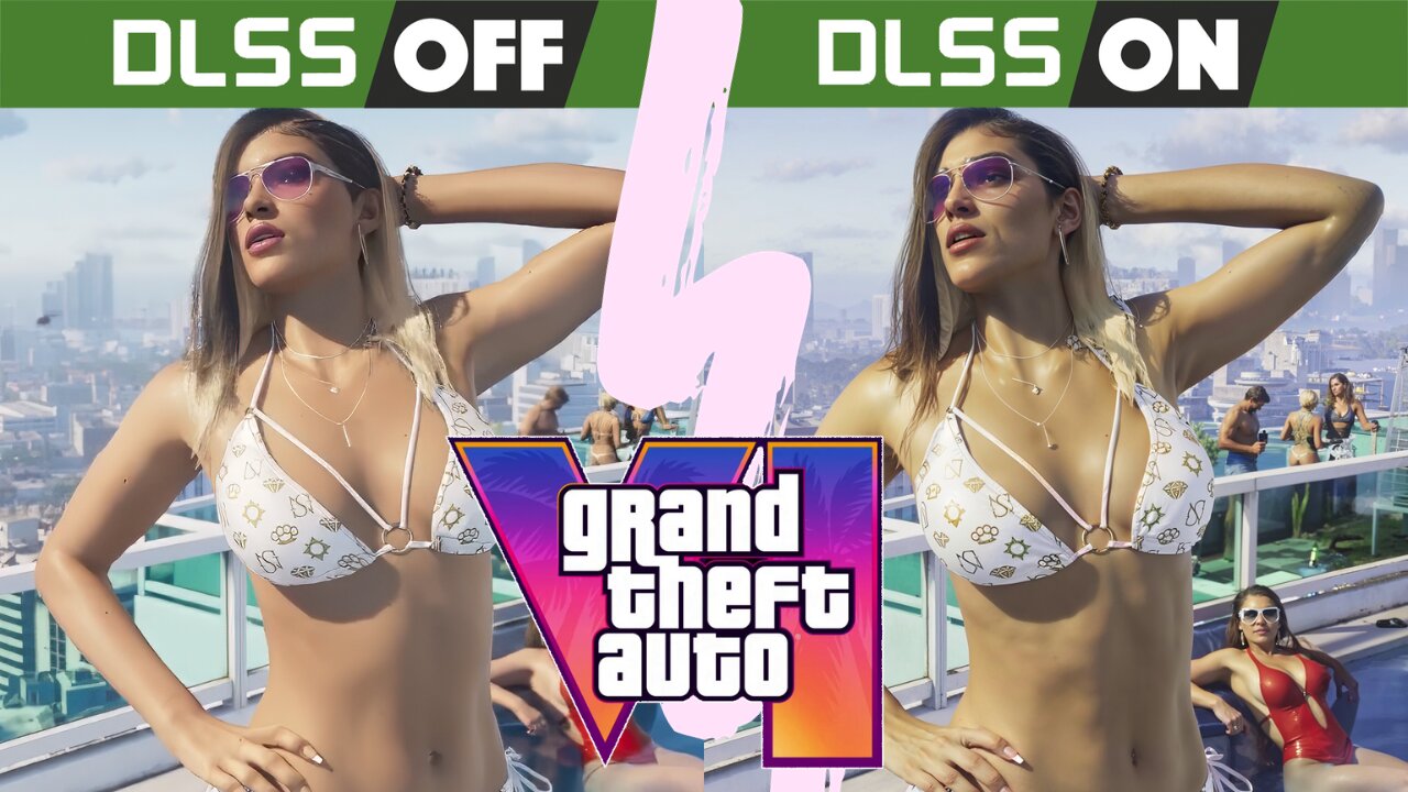 Grand Theft Auto GTA 6 Trailer DLSS Comparison