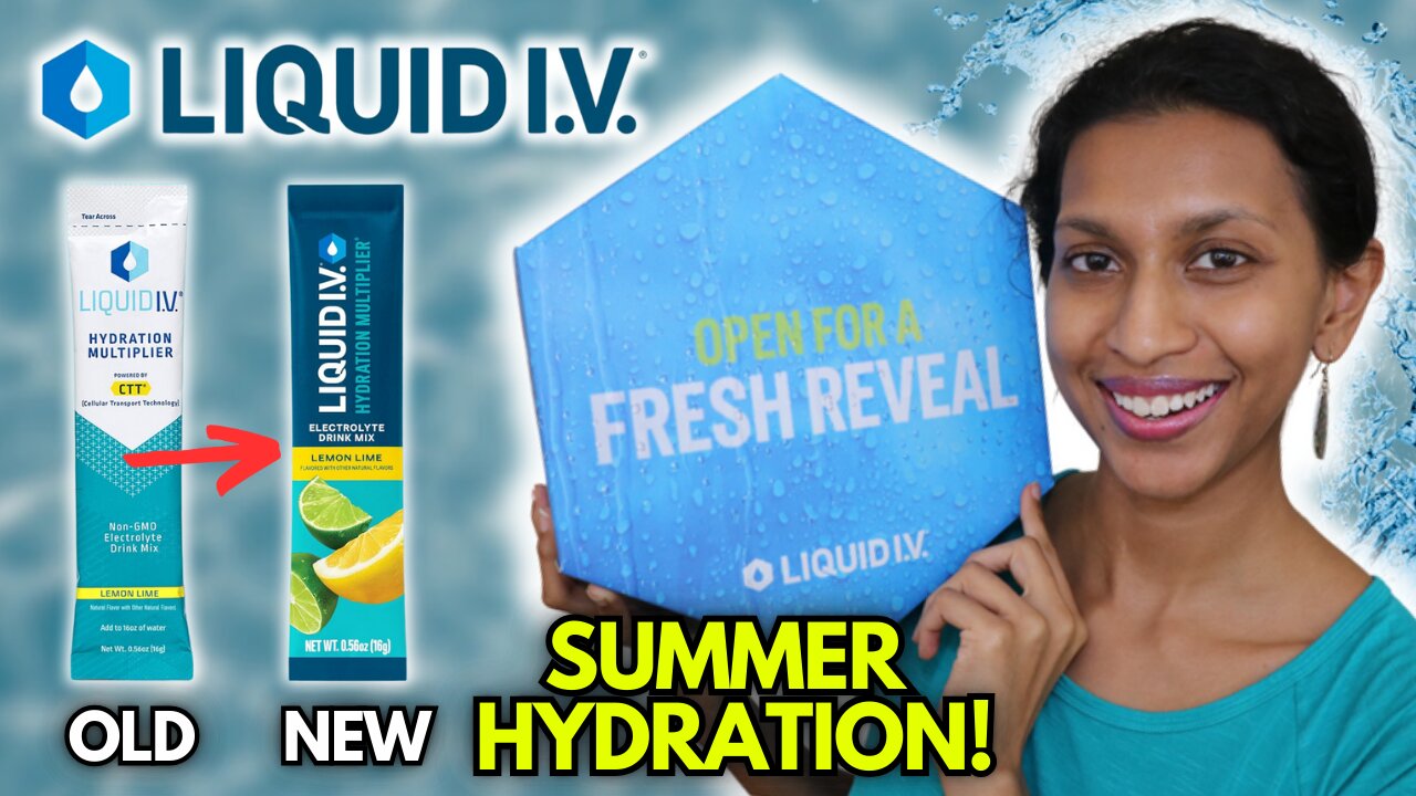 The perfect way to stay hydrated this summer! | Liquid IV Discount Code: Ranita