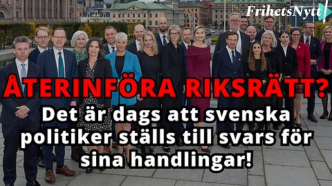 USA ställer minister inför riksrätt - är det dags för Sverige att göra samma sak?