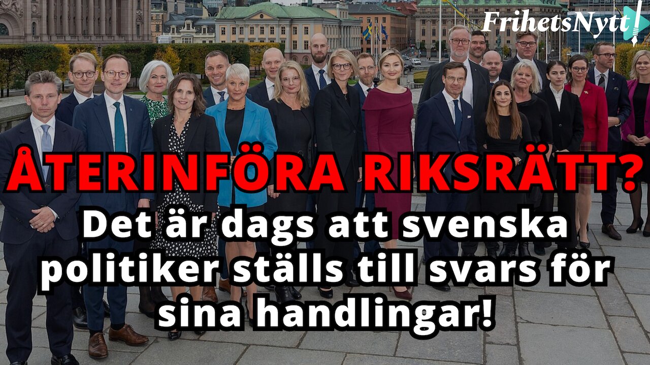 USA ställer minister inför riksrätt - är det dags för Sverige att göra samma sak?
