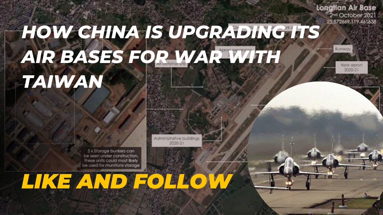 How China Is Upgrading Its Air Bases For War With Taiwan