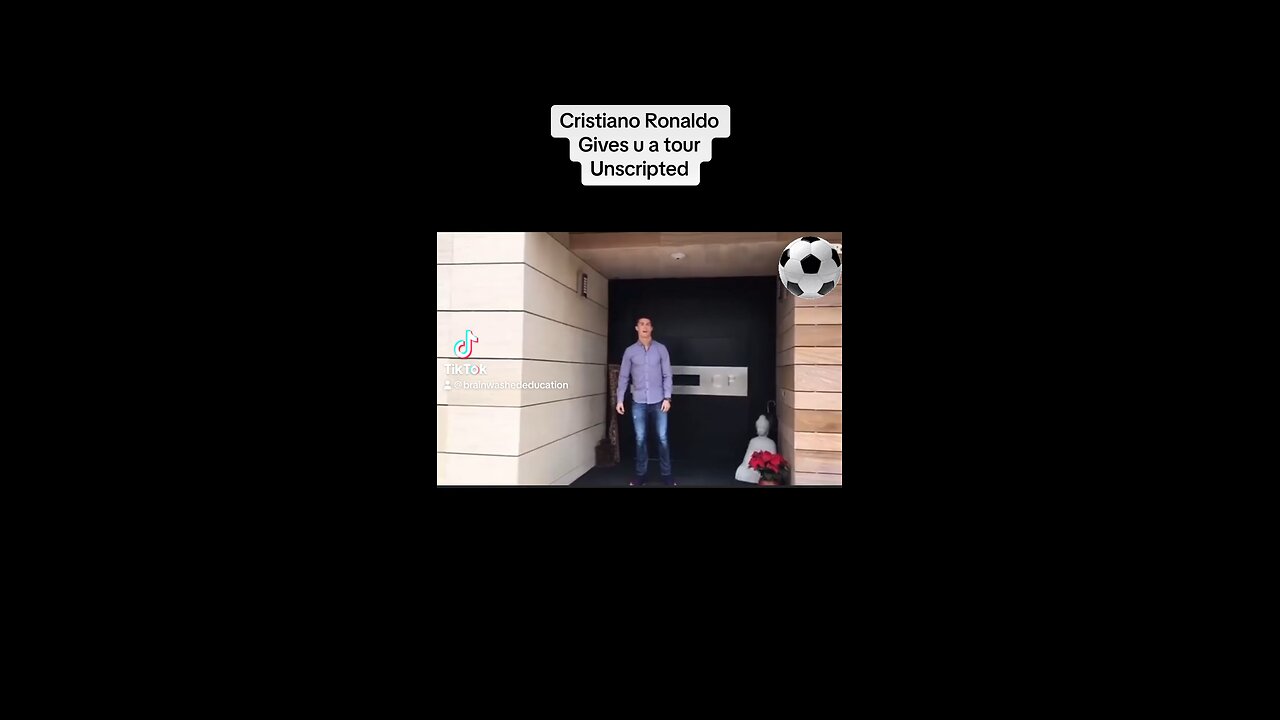 Cristiano Ronaldo unscripted