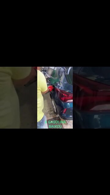 ACONTECE: A GASOLINA BAIXOU E DERRAMOU NO POSTO