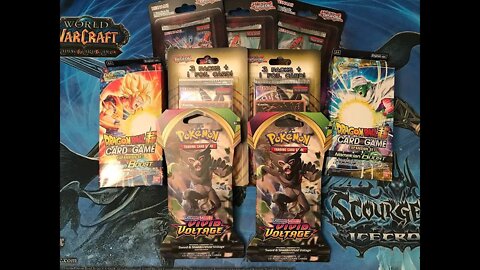 Opening a variety of different card game packs! (because I didn't get my package again...)
