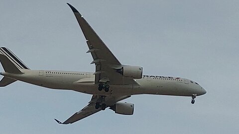 Airbus A350 F-HUVG coming from Paris to Fortaleza