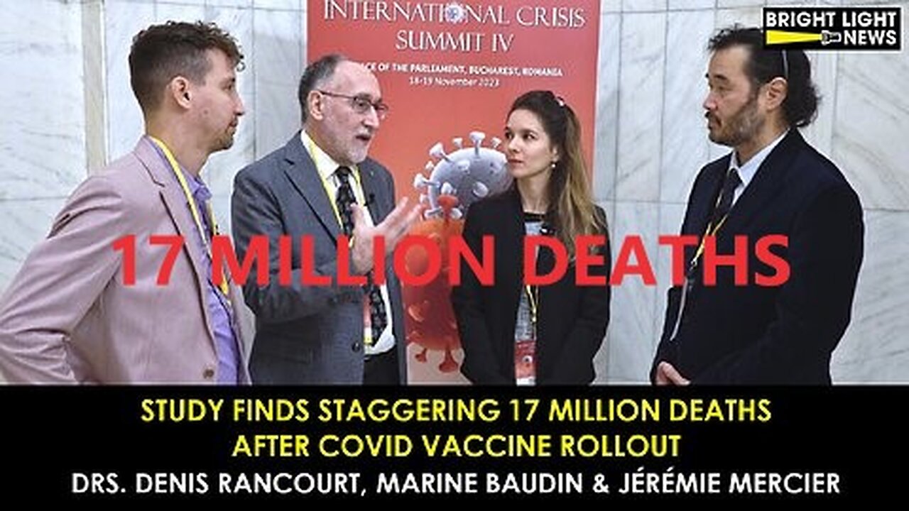 Shocking Dr Denis Rancourt Revealing Study Findings Data 17 Million Deaths After Covid Jabs