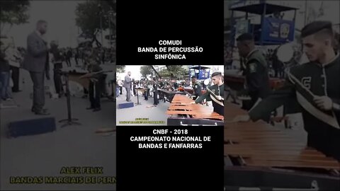 COMUDI - BANDA DE PERCUSSÃO SINFÔNICA 2018 - #Shorts