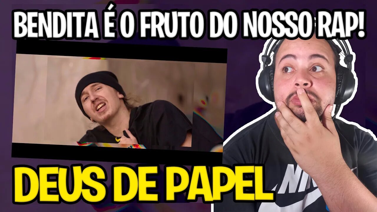 REACT Mc Sid - Deus de Papel (Videoclipe Oficial)