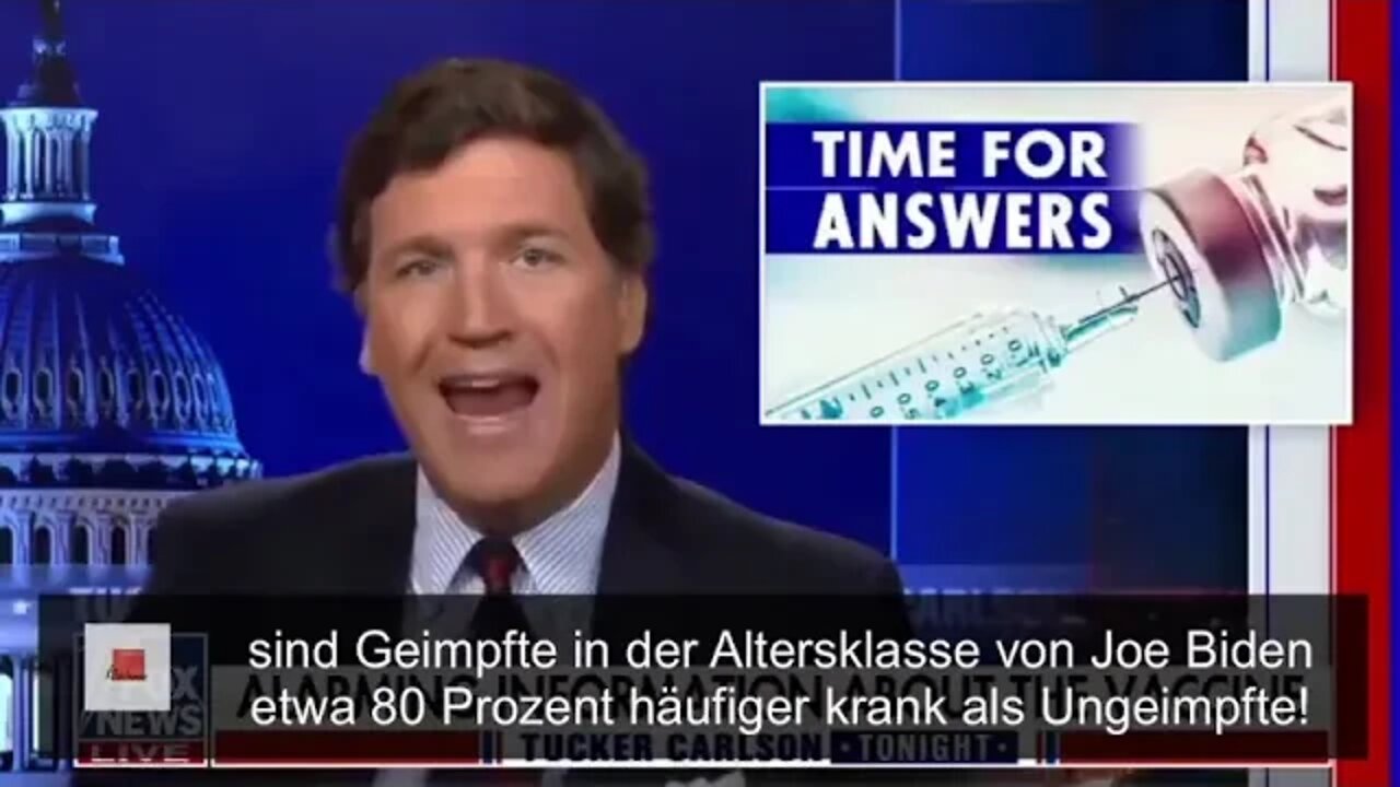 Tucker Carlson vom 25.07.2022 bei Fox über Fortpflanzung nach Impfung