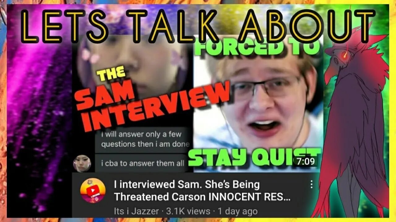 My Problem With Its I Jazzer's Interview With CallMeCarson Accuser "Sam"