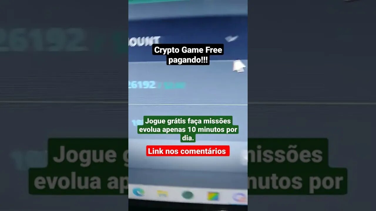 Cripto game #gratis #pagando #criptomoedafacil #short #freecrypto22