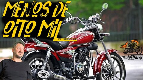 Moto CUSTOM BARATA 2023: motos que estão custando menos de 8 mil reais