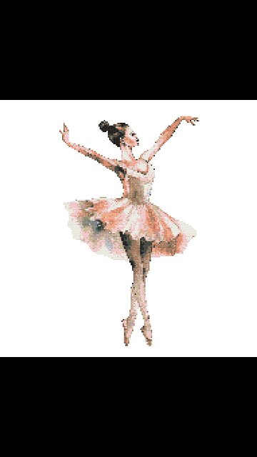 Ballerina Cross Stitch Pattern by Welovit | welovit.net | #welovit