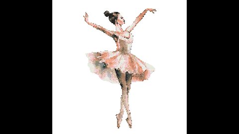 Ballerina Cross Stitch Pattern by Welovit | welovit.net | #welovit