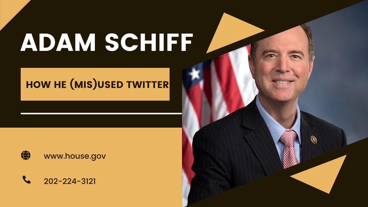 How Adam Schiff used Twitter