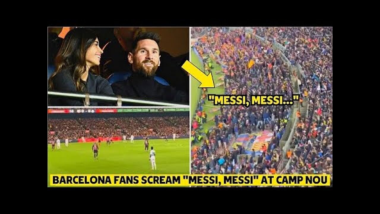 🔥MESSI IS EXCITED TO SEE FANS SCREAMING HIS NAME DURING THE CLASSIC! BARCELONA NEWS TODAY!