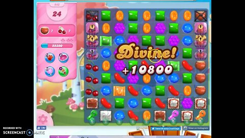 Candy Crush Level 942 Audio Talkthrough, 3 Stars 0 Boosters
