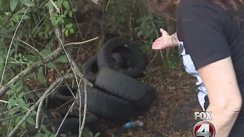 woman fearing her life living near homeless camp