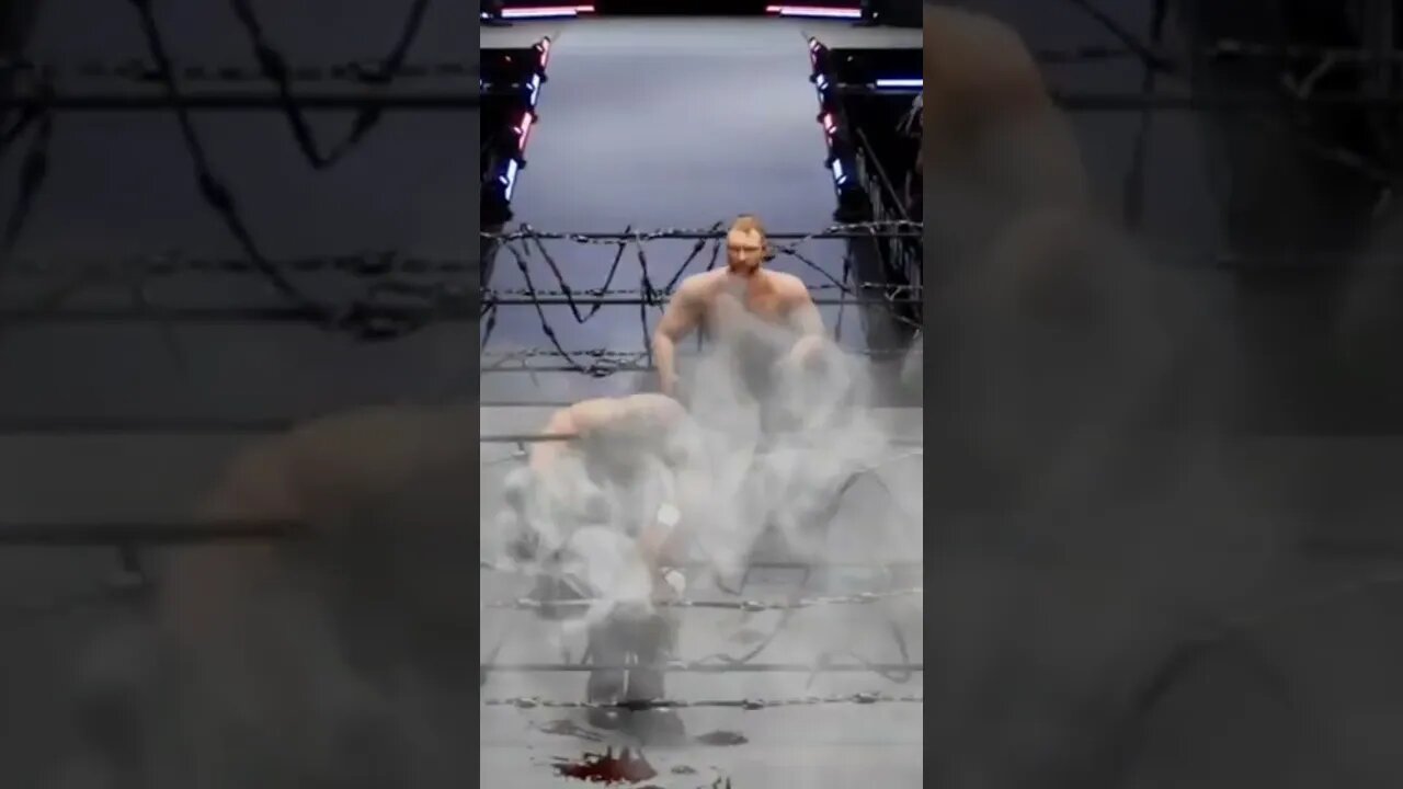 AEW Fight Forever Kenny Omega vs Jon Moxley Exploding Barbed Wire Deathmatch
