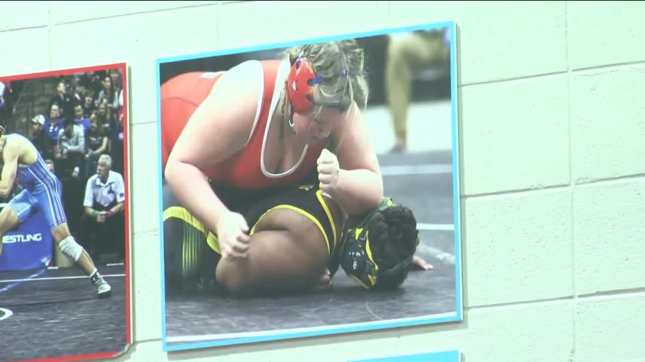 Arrowhead's undefeated Kate Reige is going for WIAA Girls wrestling title