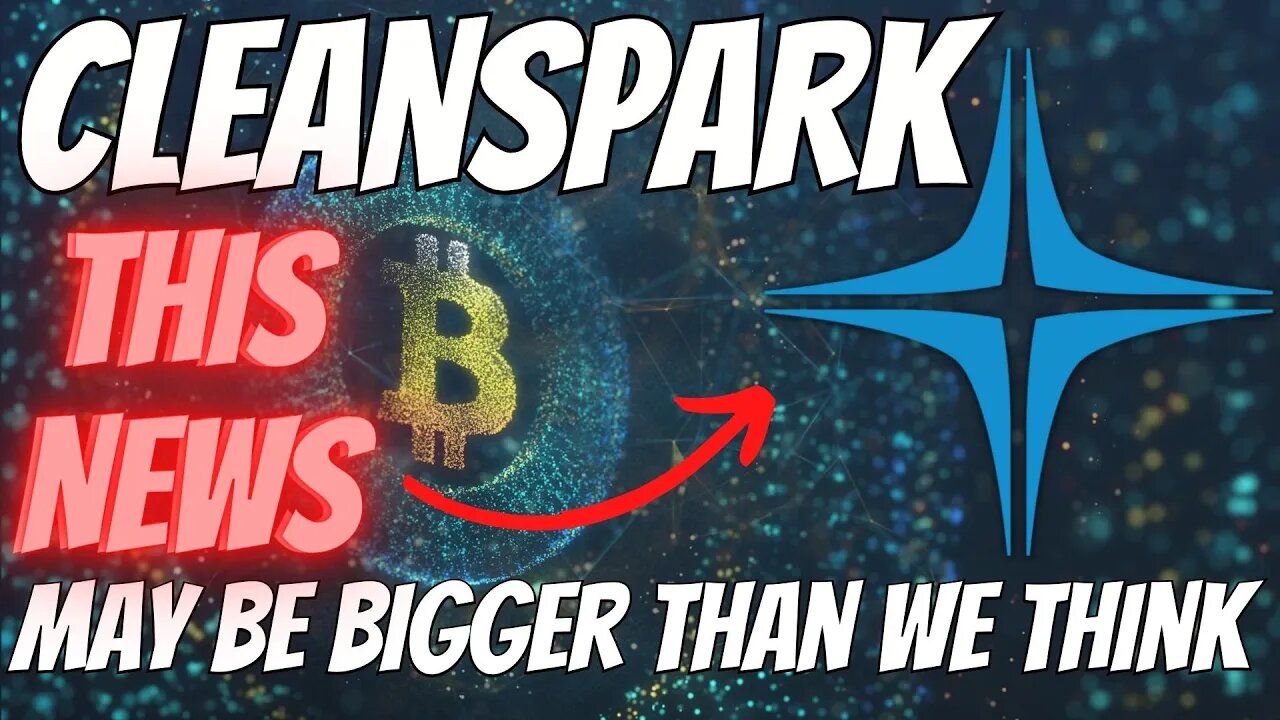 Cleanspark Stock This Is Good For CLSK