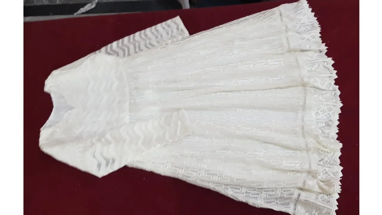 Long Panel Kurti from small pieces Cutting & Stitching Method