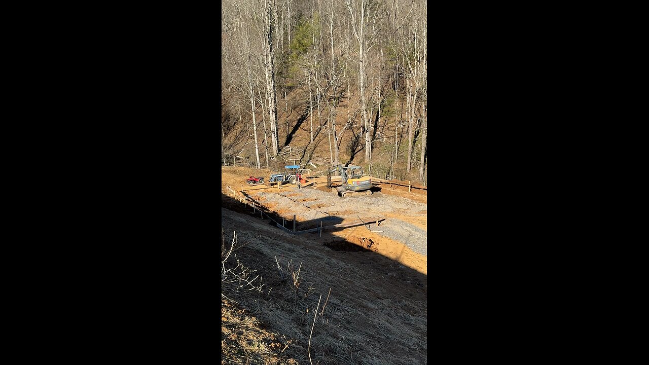 Digging the Holes For the Post Footers 🙂