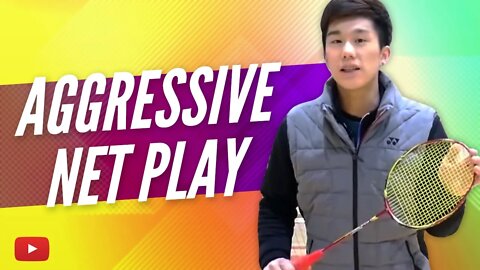 Aggressive Net Play featuring Chang Coach cokcok badminton - Korean with English Subtitles