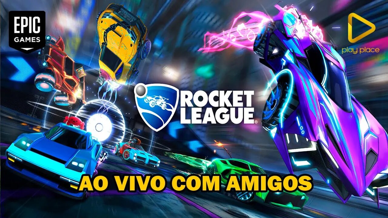 Rocket League ao vivo com amigos inscritos