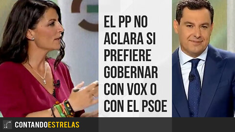 El PP no aclara si prefiere gobernar con Vox o con el PSOE