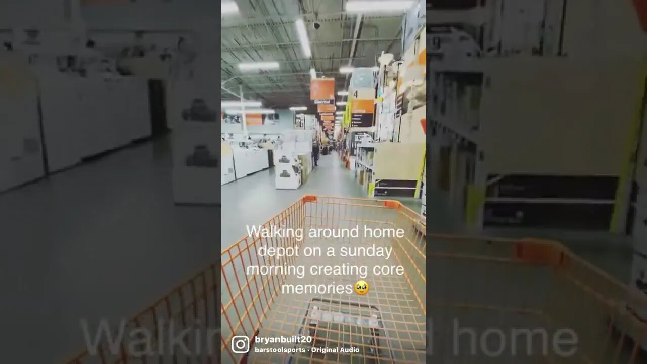 At home depot creationg core memories. 😂