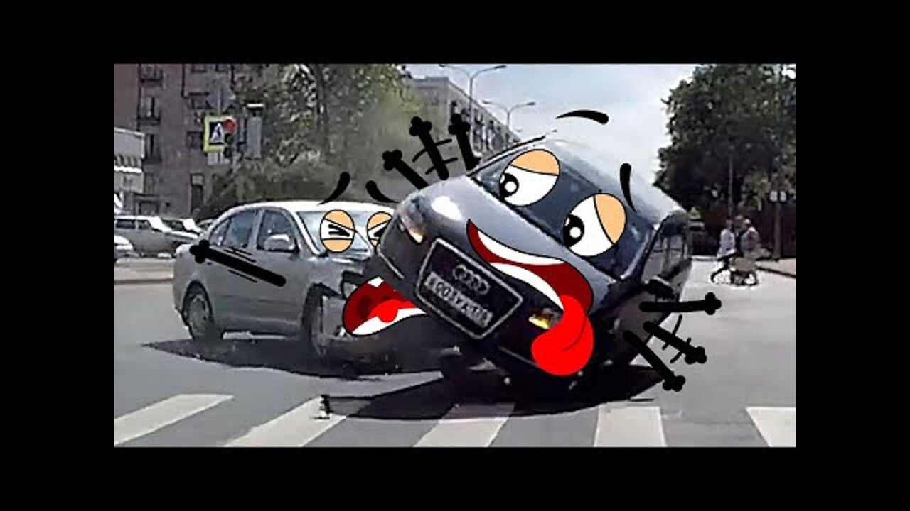 Police Car Doodle Chases Drunk Car ｜ Lucky Doodles