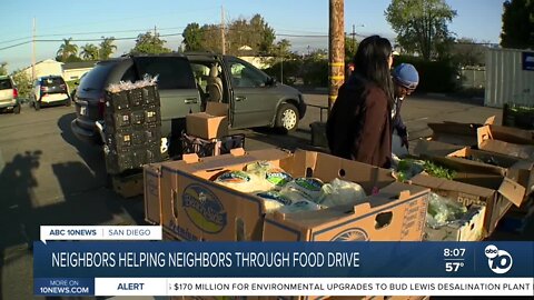 'Neighbors helping neighbors' food drive addresses growing need