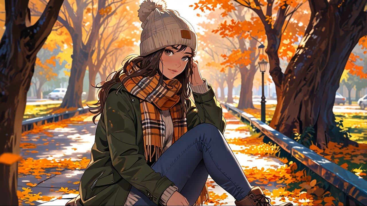 Autumn Aesthetic Lofi 🍂 – Chill Beats for Relaxing, Studying & Cozy Vibes