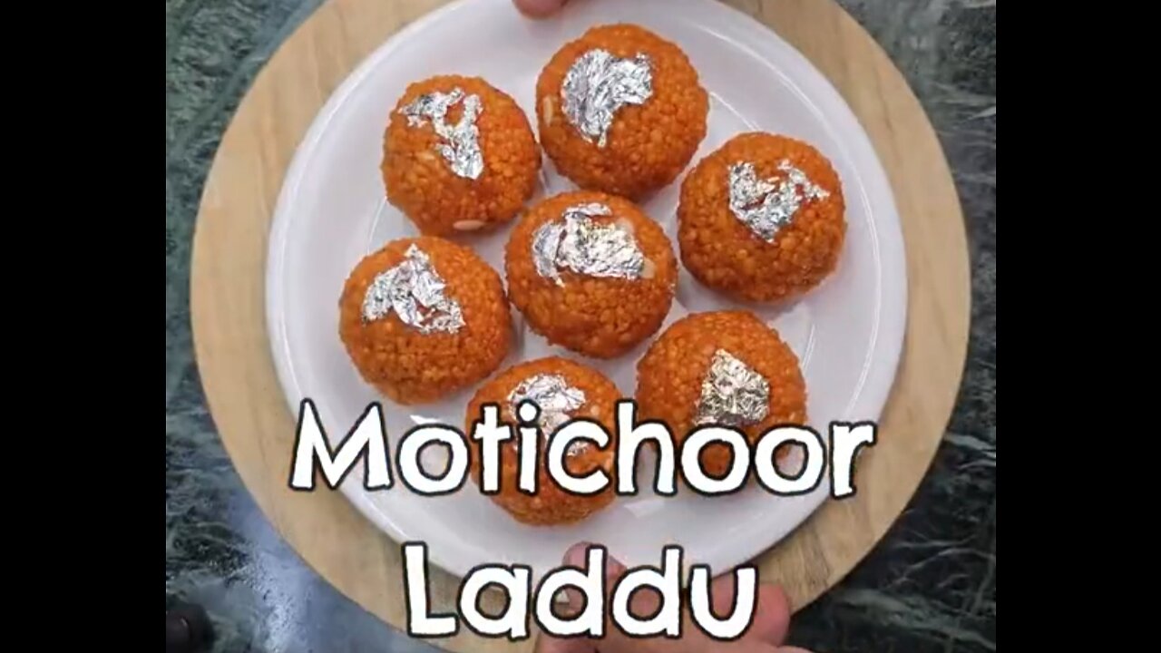 Moti Chor Ladu Recipe | Delicious Indian Sweet Treat 🍬"