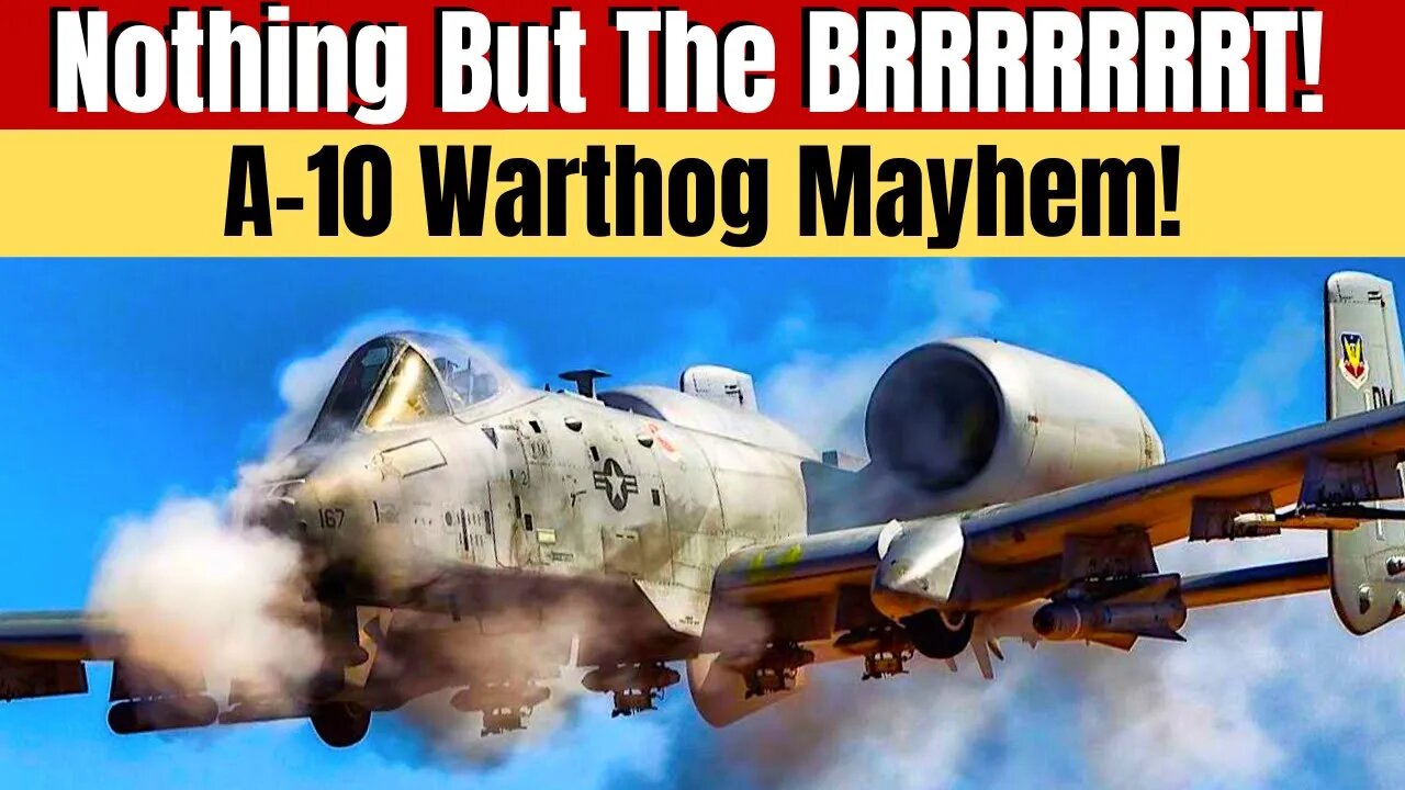 BRRT And BOOM! An Entire Video Of The A-10 Warthog Wreaking Havoc In Live Fire Training Exercises