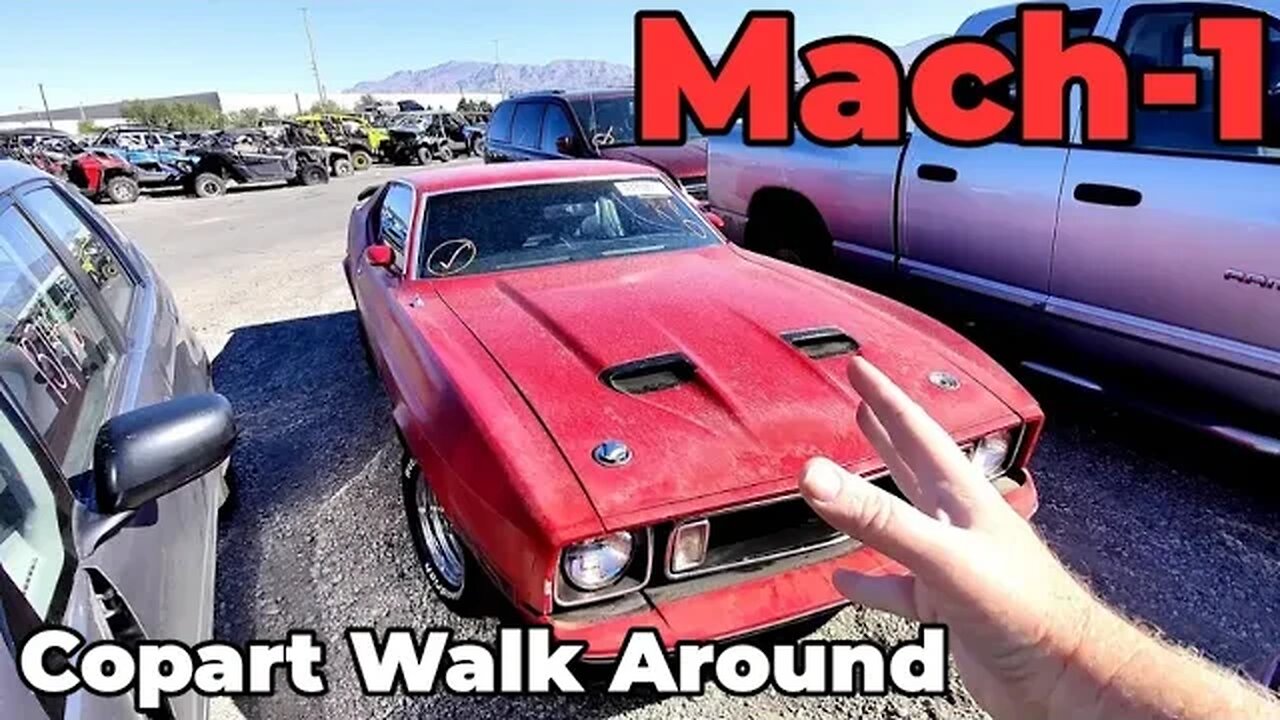 Mach 1 Mustang Running and Driving Classic Cheap at Copart