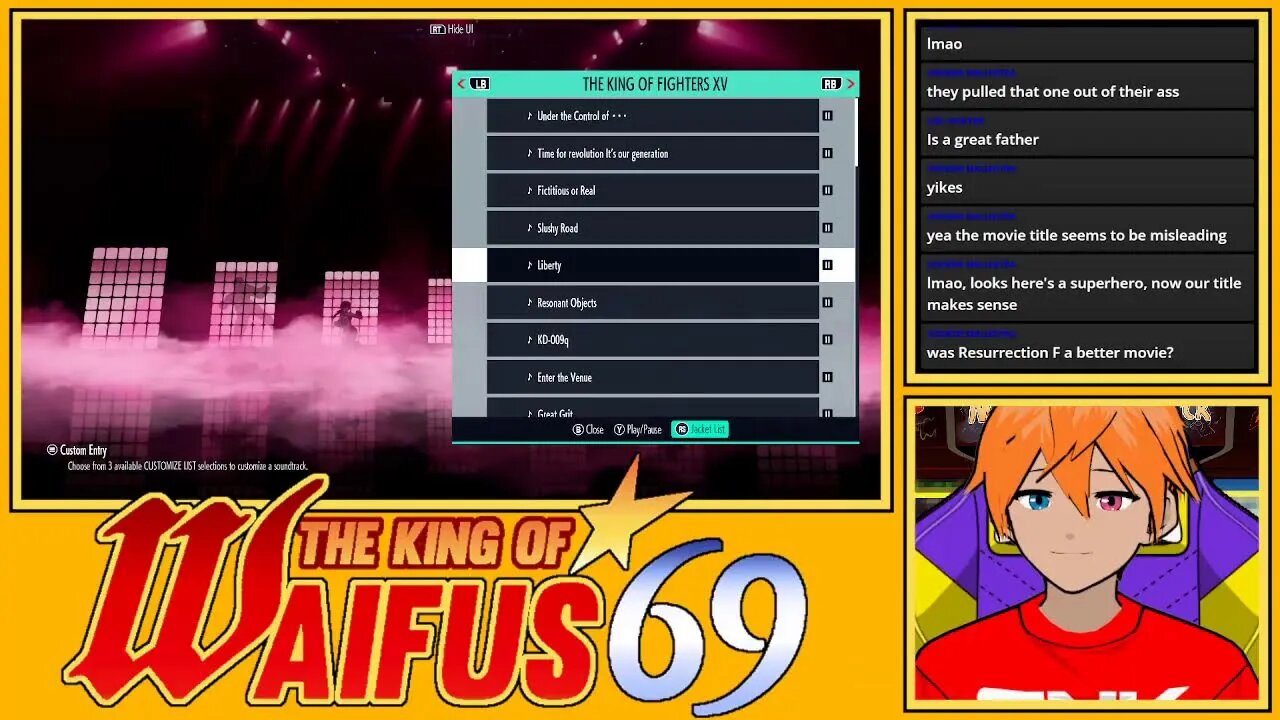 Playing KOF XV Trying my best to 100% Mission Trials or not