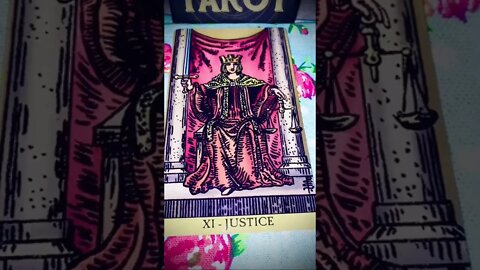 The Tarot Justice card teaches us the meaning of Natural Law